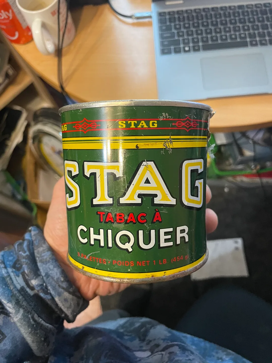 Vintage Stag Chewing Tobacco Tin image indicator(2)