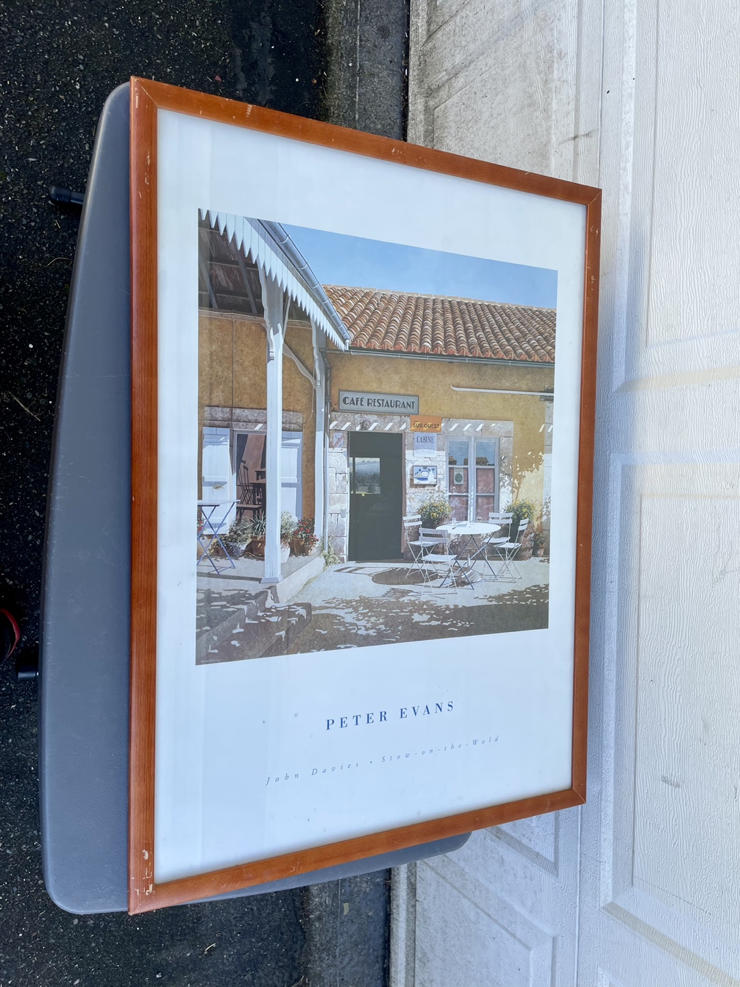 Vintage Framed Peter Evans Lithograph Art Print - photo 2