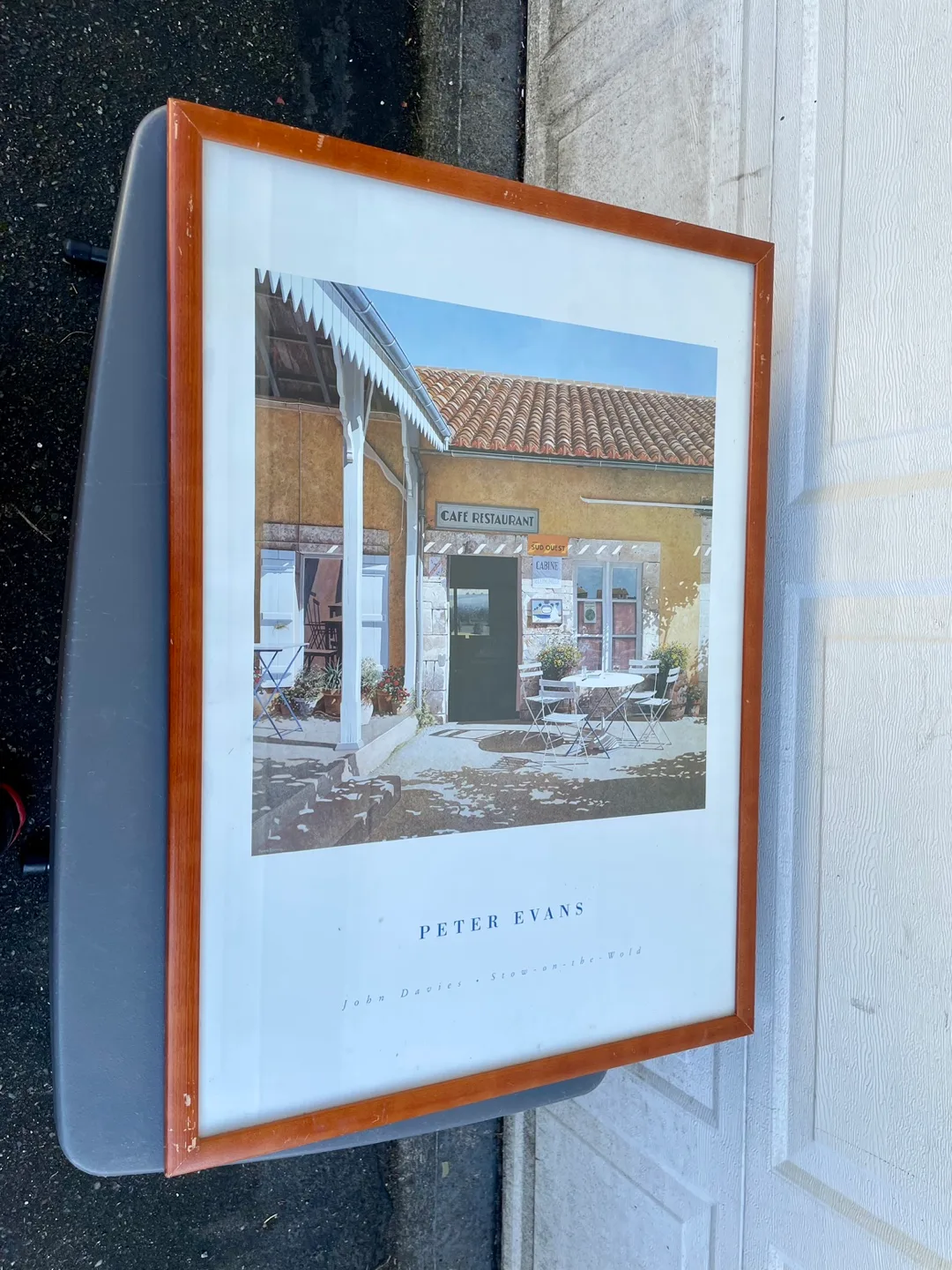 Vintage Framed Peter Evans Lithograph Art Print image indicator(2)