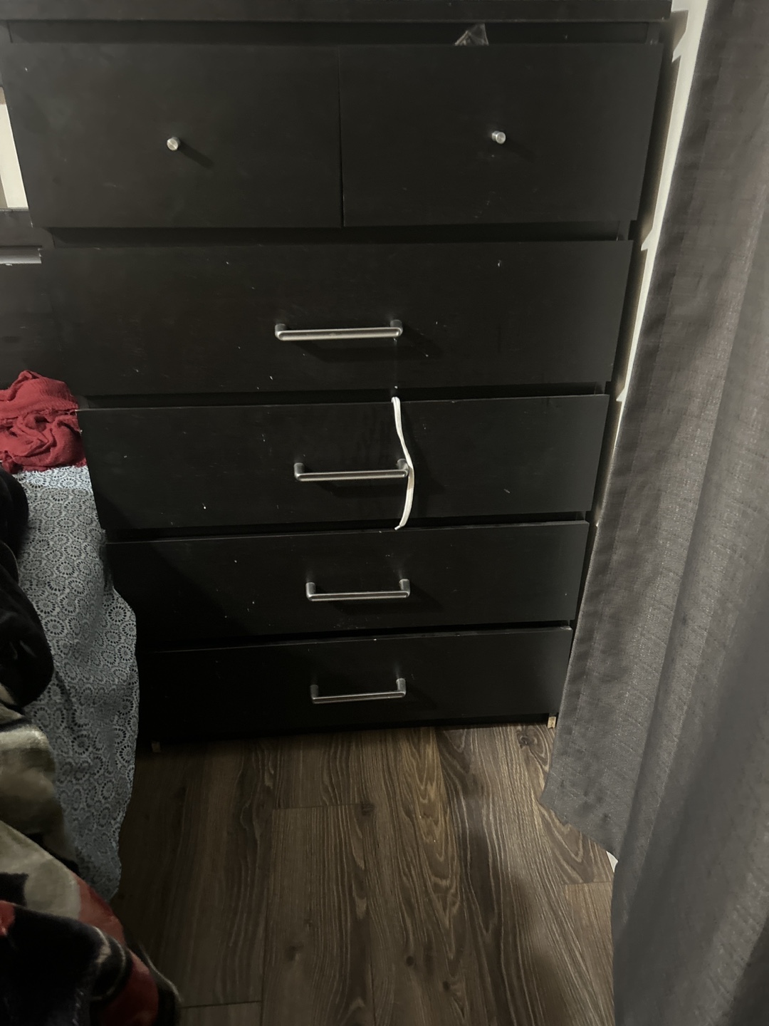 Black 5-Drawer Chest