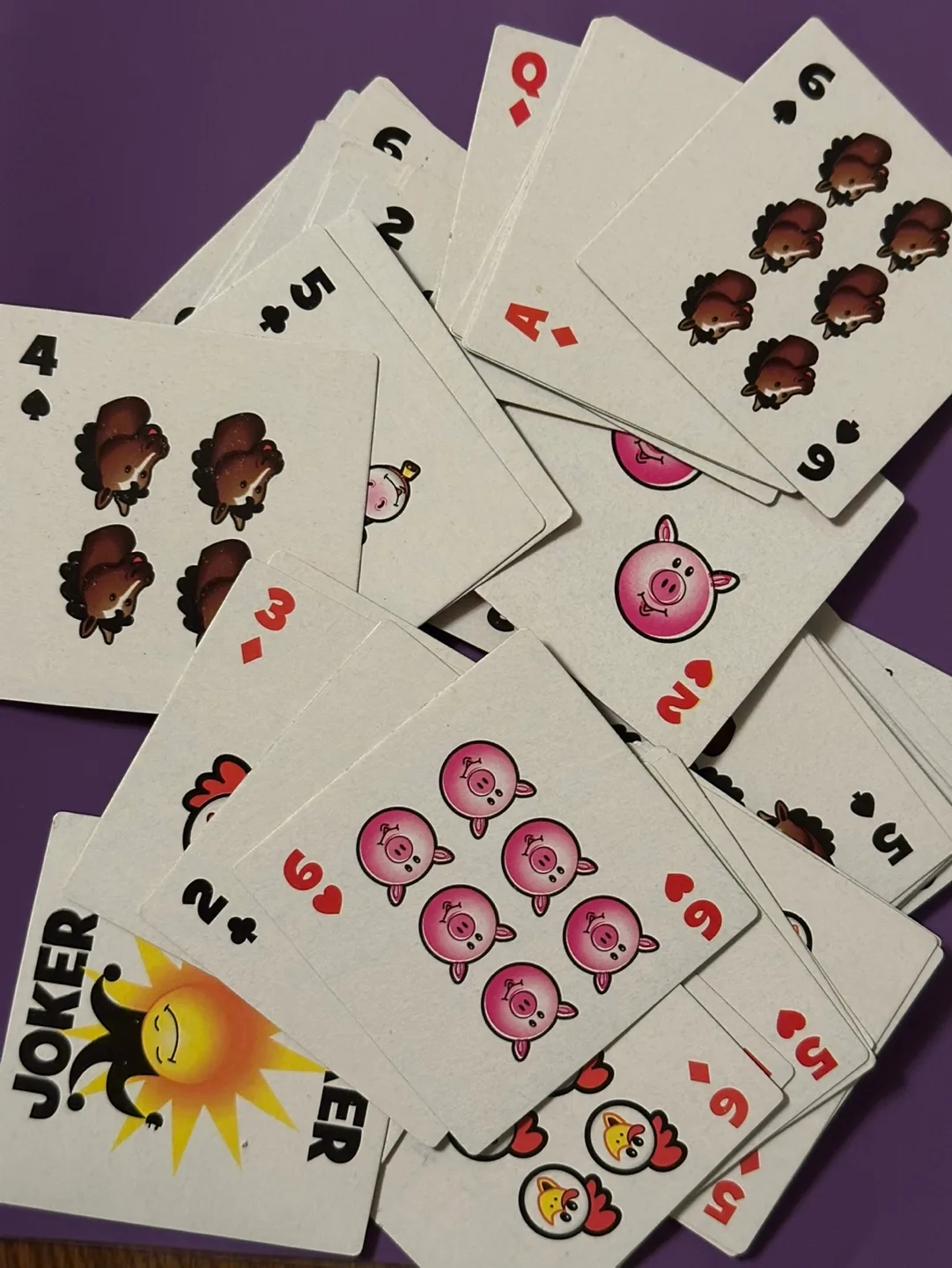 Kids Playing Cards - Barnyard Animals #freecycle thumbnail
