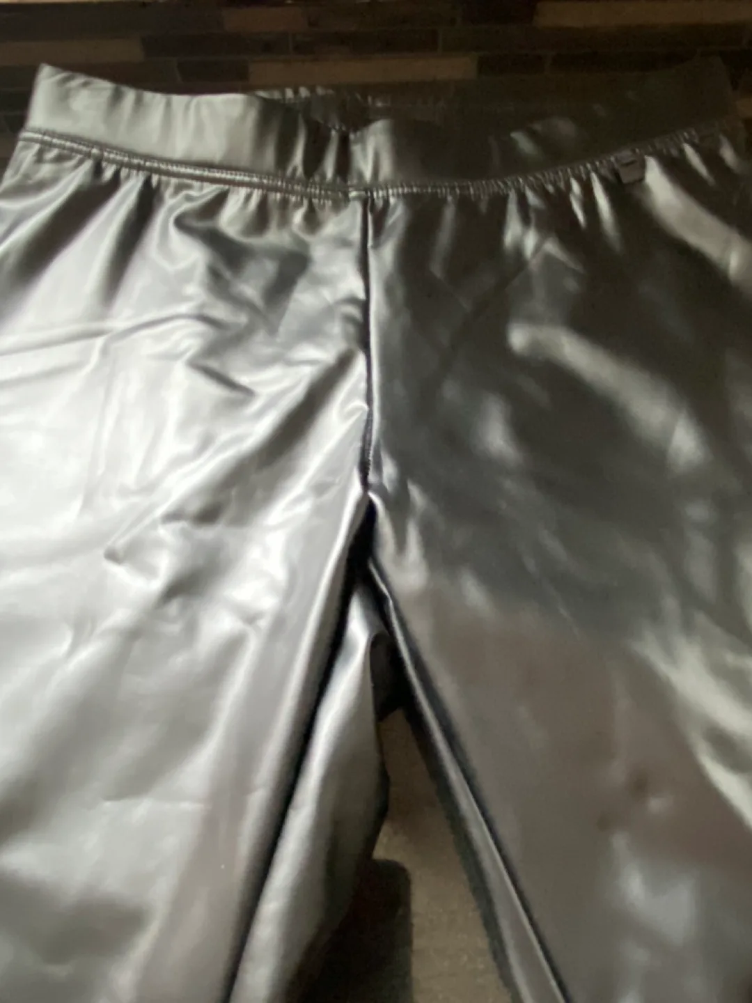 RUDSAK Black Faux Leather Leggings image indicator(2)