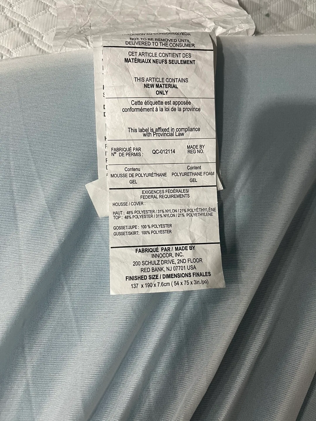 Cooling Gel-Infused Memory Foam Mattress Topper - Queen image indicator(4)