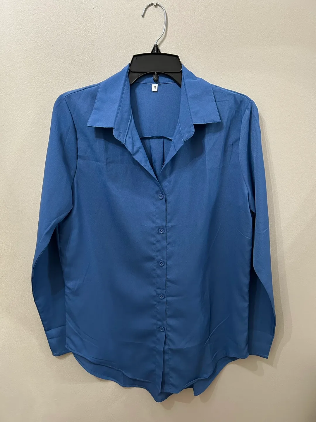 #freecycle Pretty Blue Shirt Medium thumbnail
