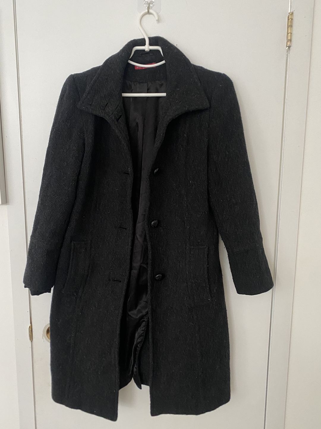 Black Wool Coat - photo 3