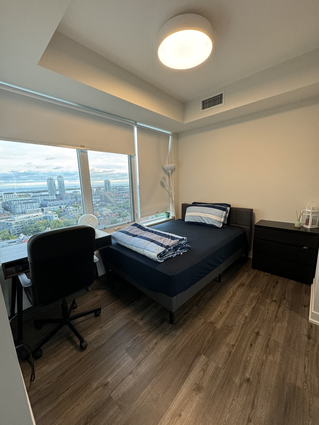 Full/Double Size Bed Frame with Headboard - photo 2