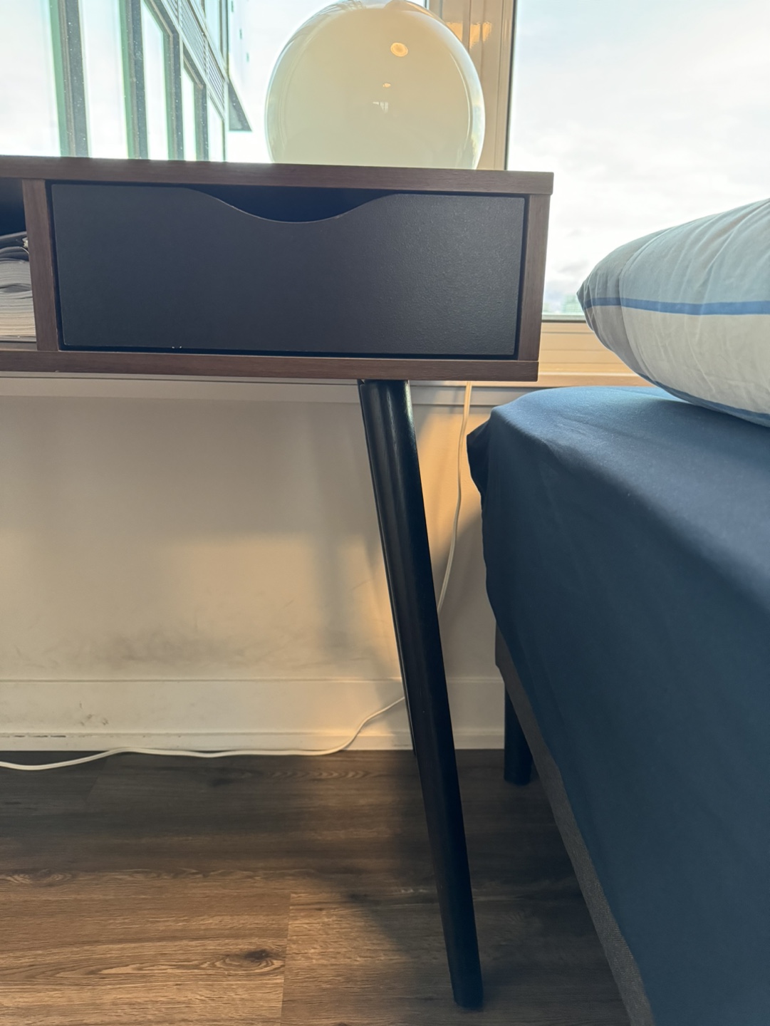 Brown Office/Writing Desk/Console Table - photo 3