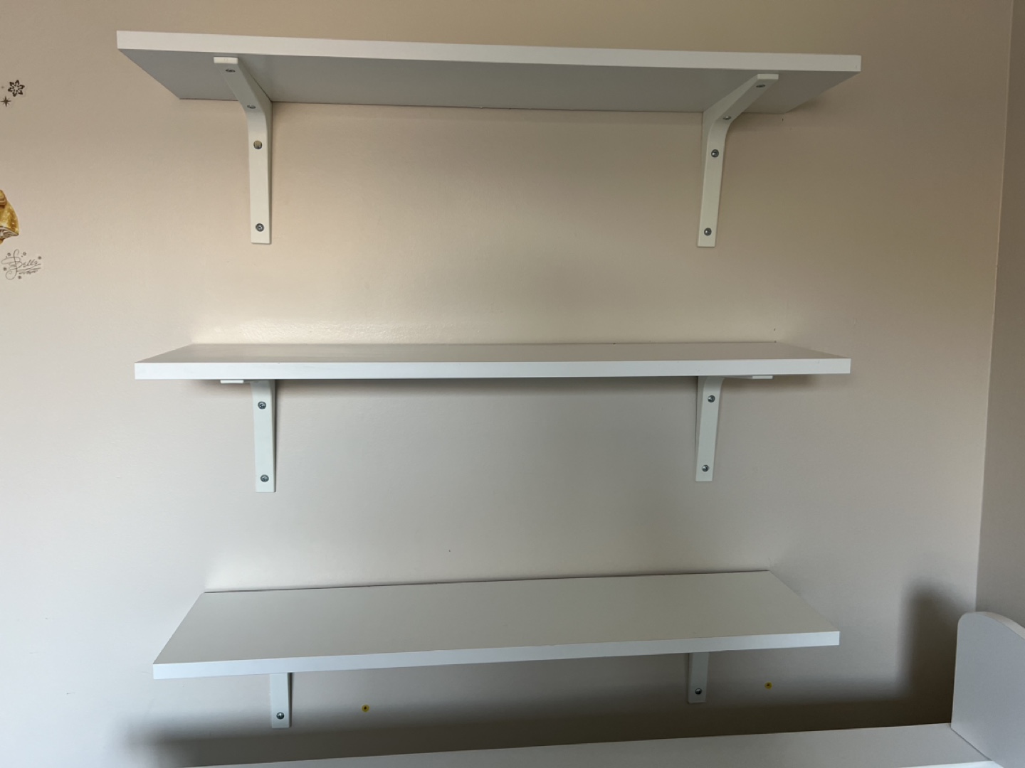 3 IKEA Wall Shelves-White-$20 Pls read Description