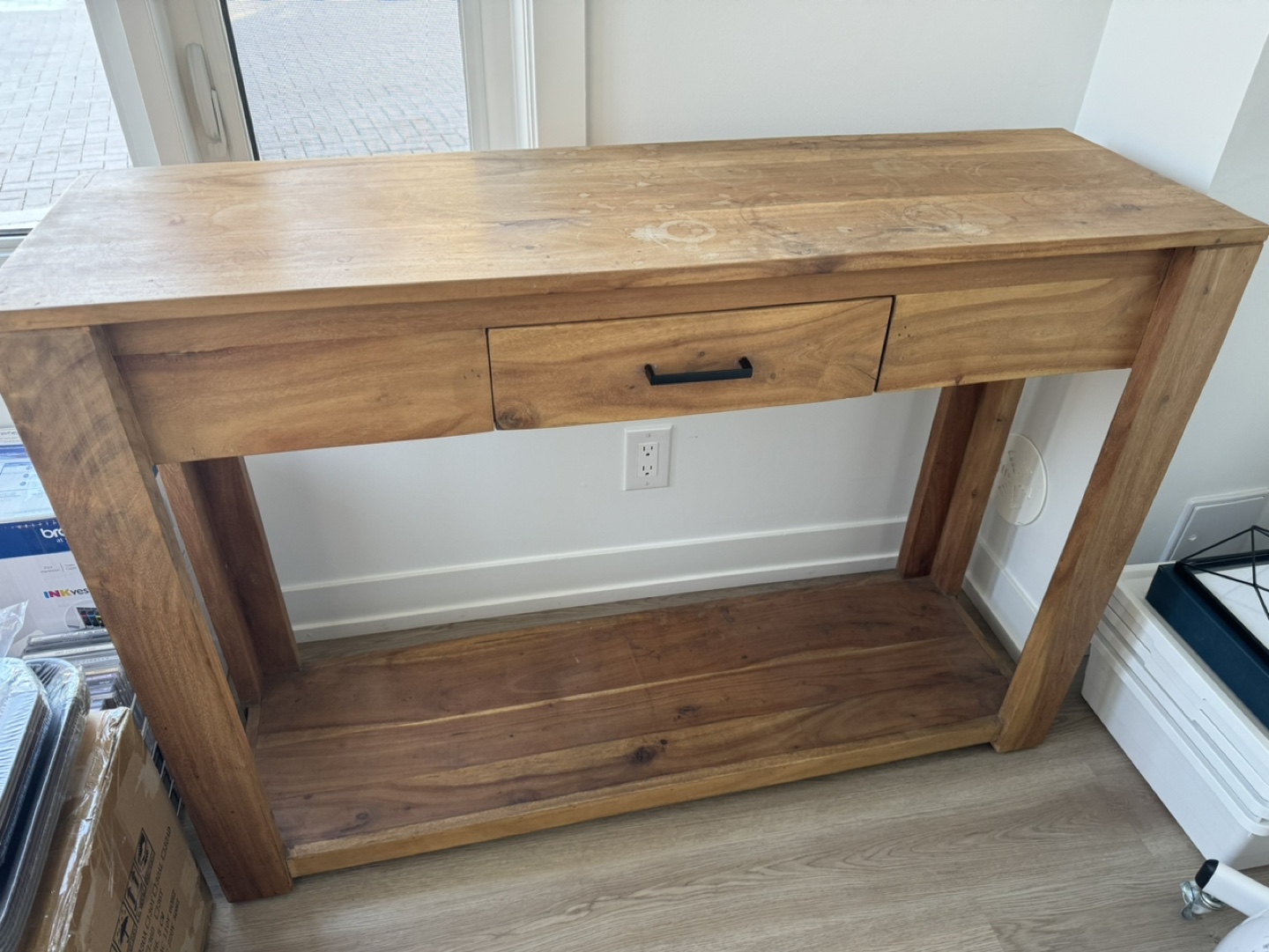 Wood Console Table