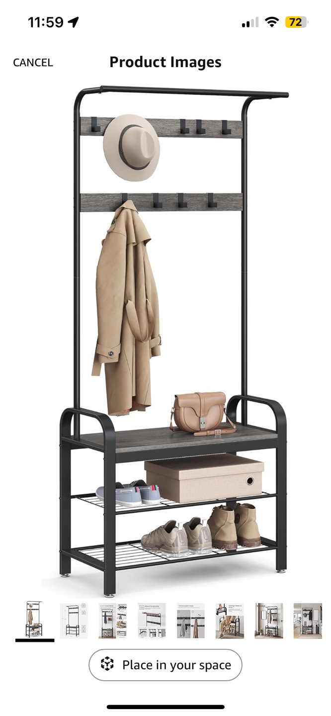 Coat Rack with Shoe Shelf - photo 3