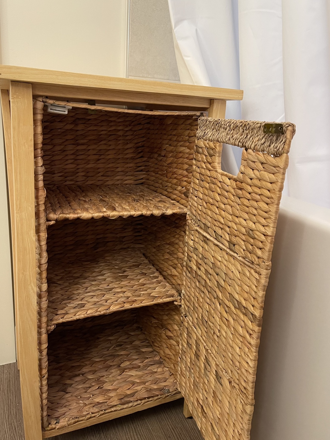 Natural Rattan Storage Cabinet - photo 2
