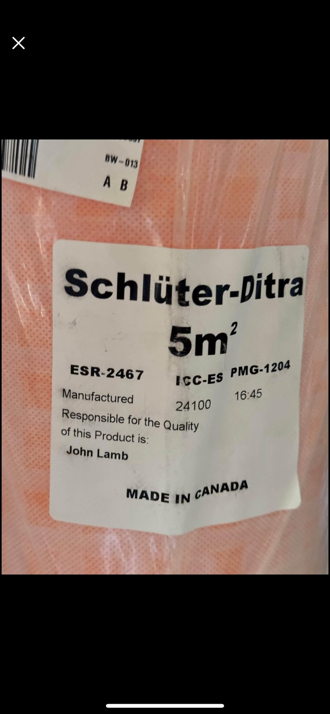 Schluter Ditra 5m² Tile Backer Board - photo 3