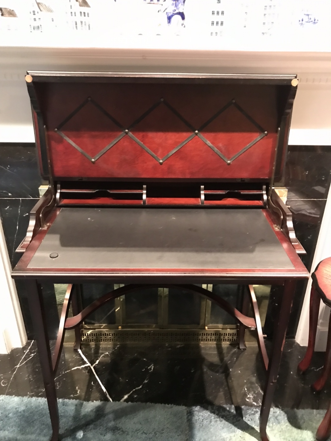 Vintage Wooden Desk with Lift Top - photo 2
