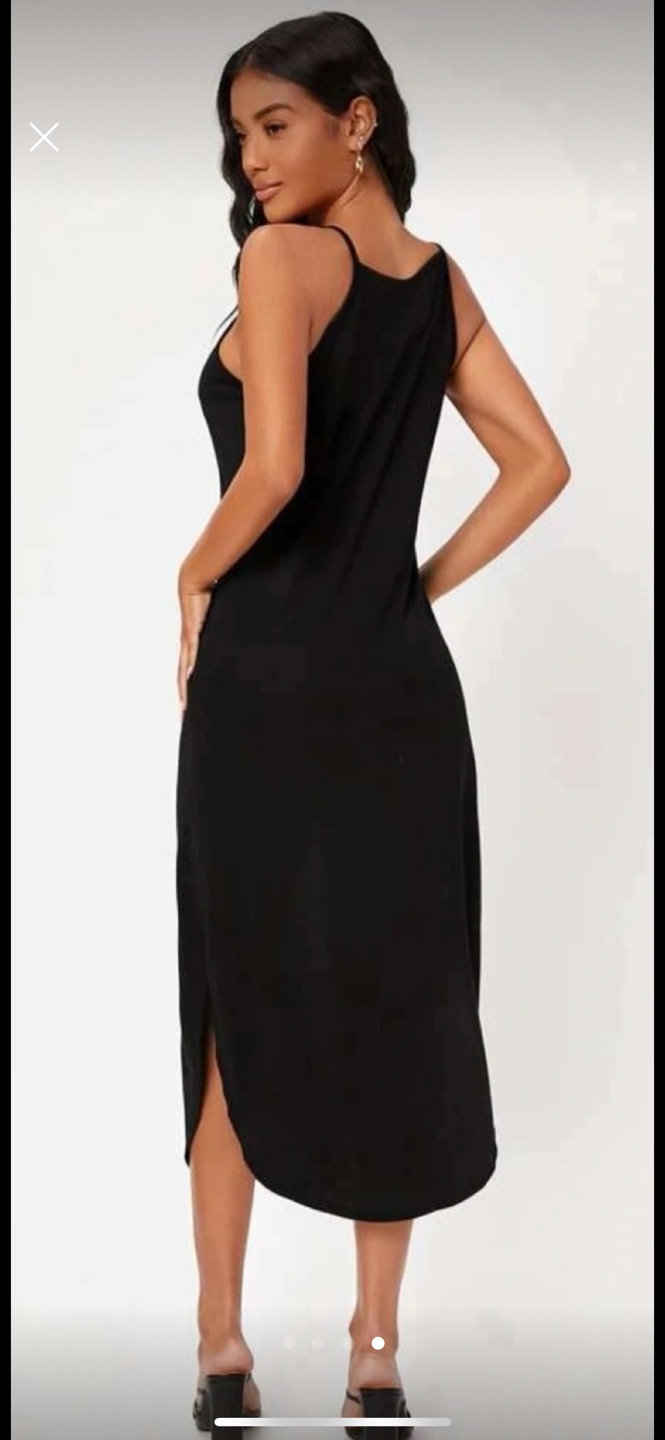 Solid Curved Hem Cami Dress size S - photo 4