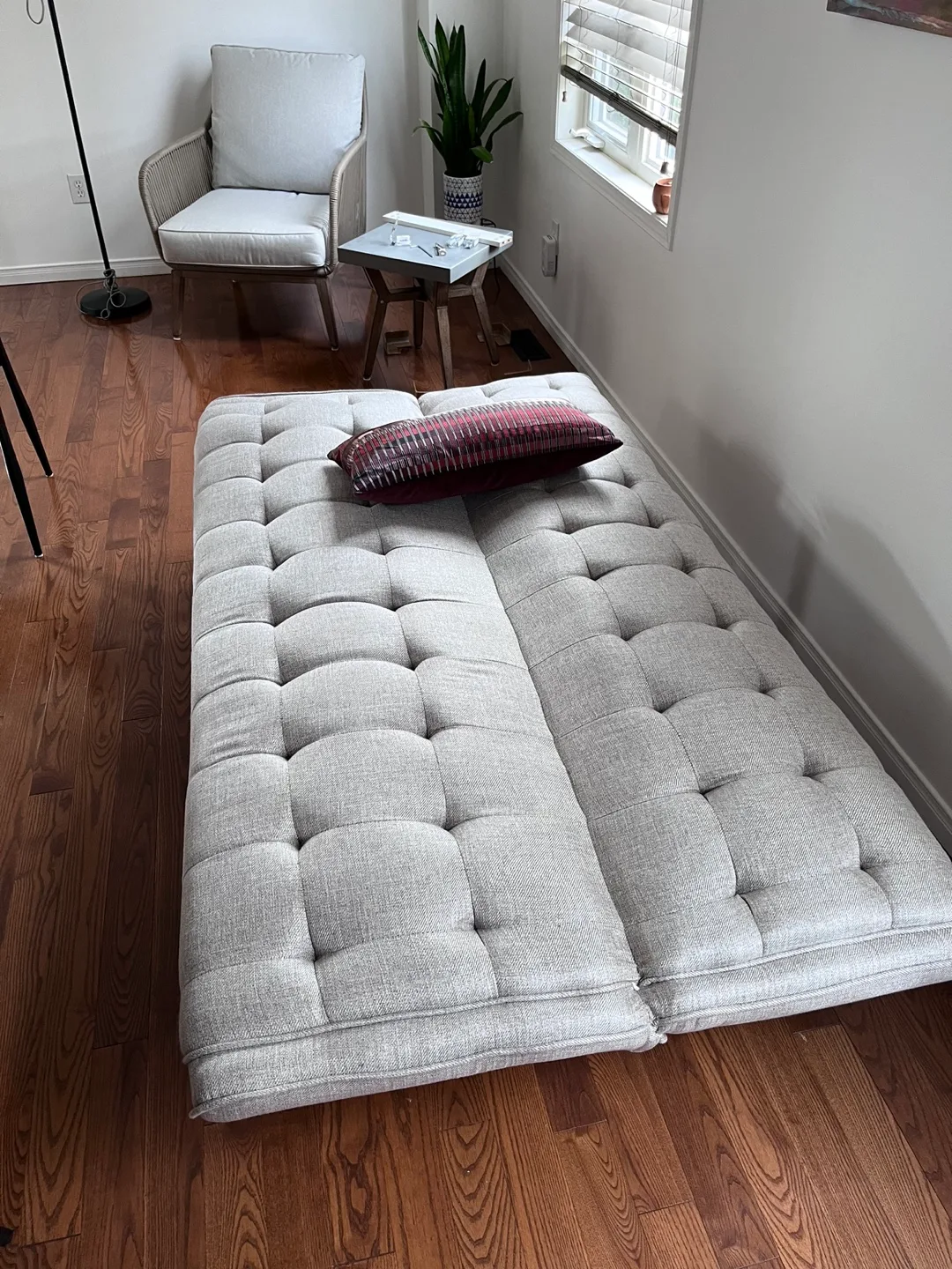 Beige/light grey Structube Futon Sofa Bed image indicator(2)