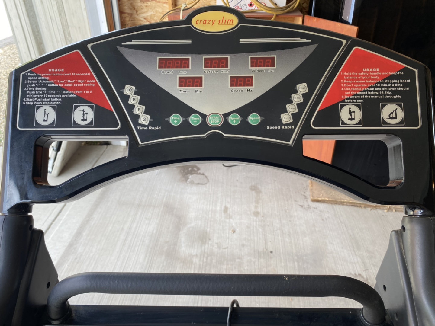 Crazy Slim Vibration Plate Exercise Machine - photo 2