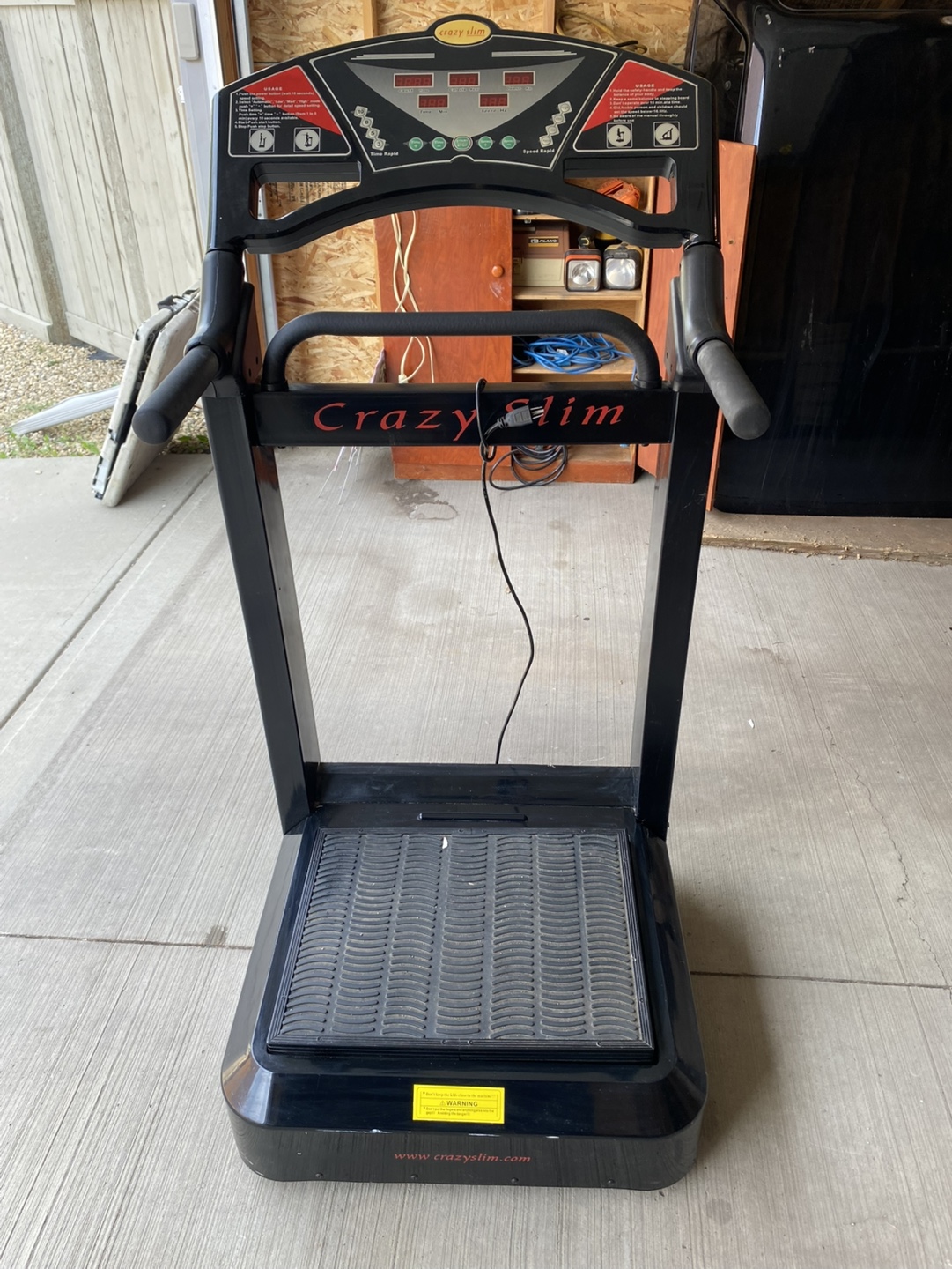 Crazy Slim Vibration Plate Exercise Machine - photo 4