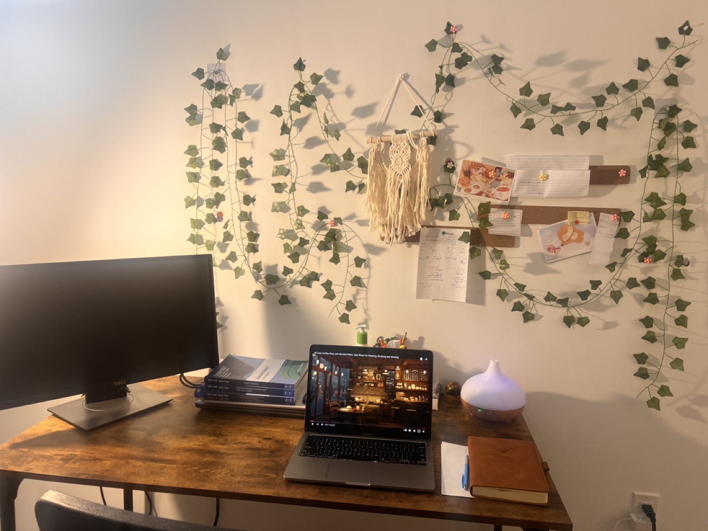 Brown Desk less than 6 months old