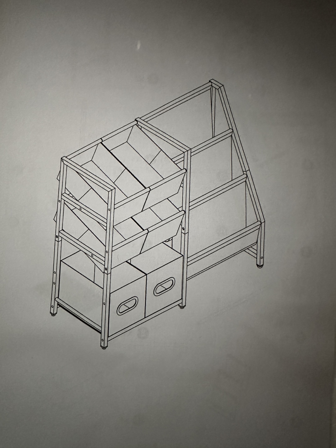 Kids Bookshelf Toy Storage Organizer - photo 2