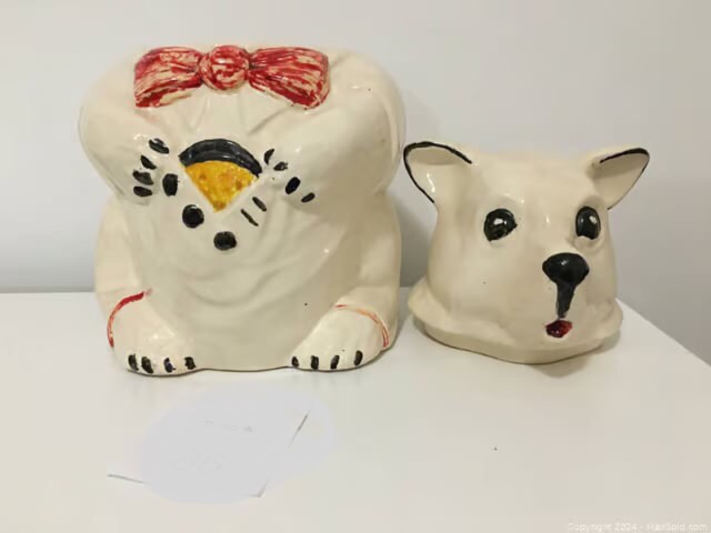 Vintage Polar Bear Cookie Jar - photo 2