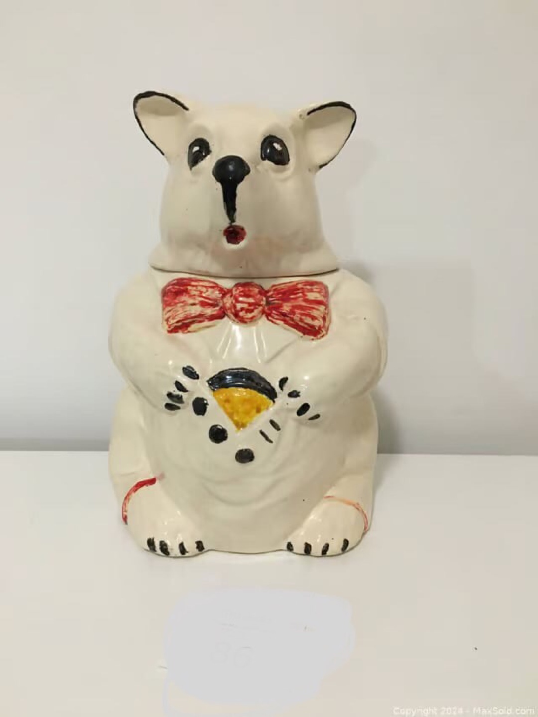 Vintage Polar Bear Cookie Jar