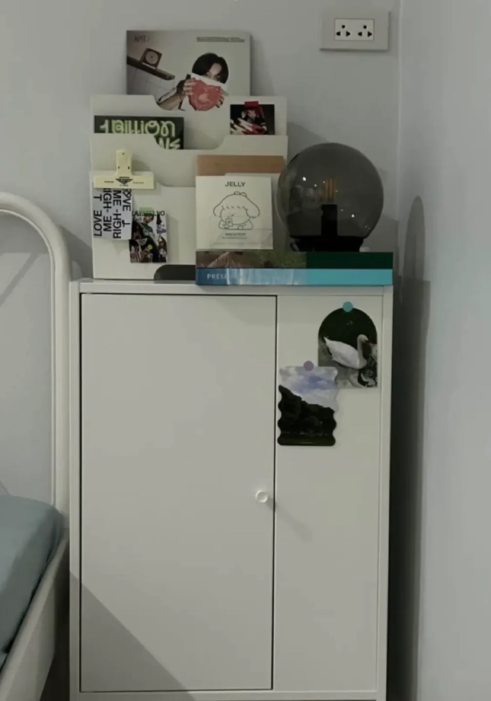 White Cabinet with Door- pick up @ 3371 Bloor street west image indicator(3)