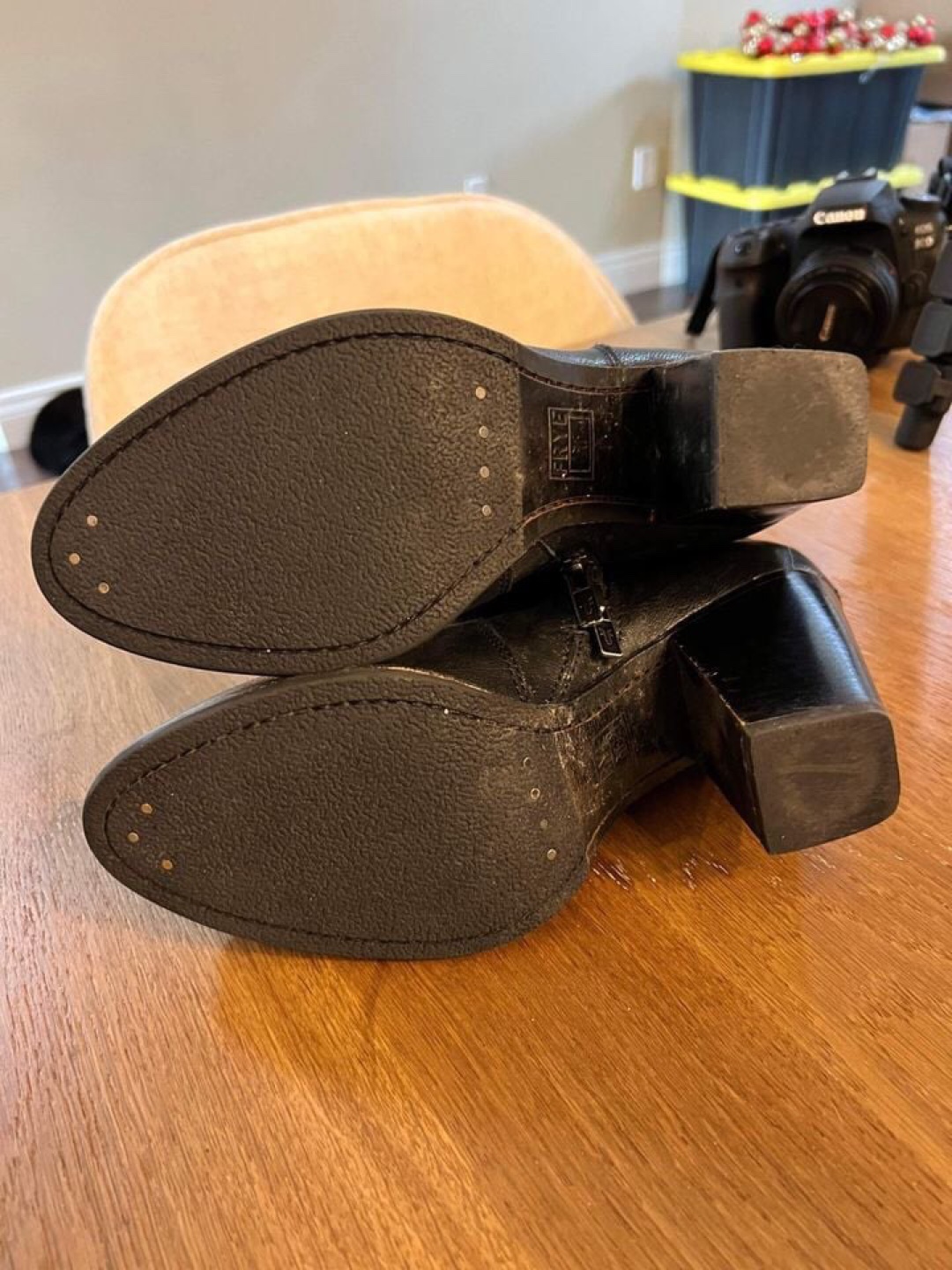 Frye Black Leather Buckle Boots - photo 4