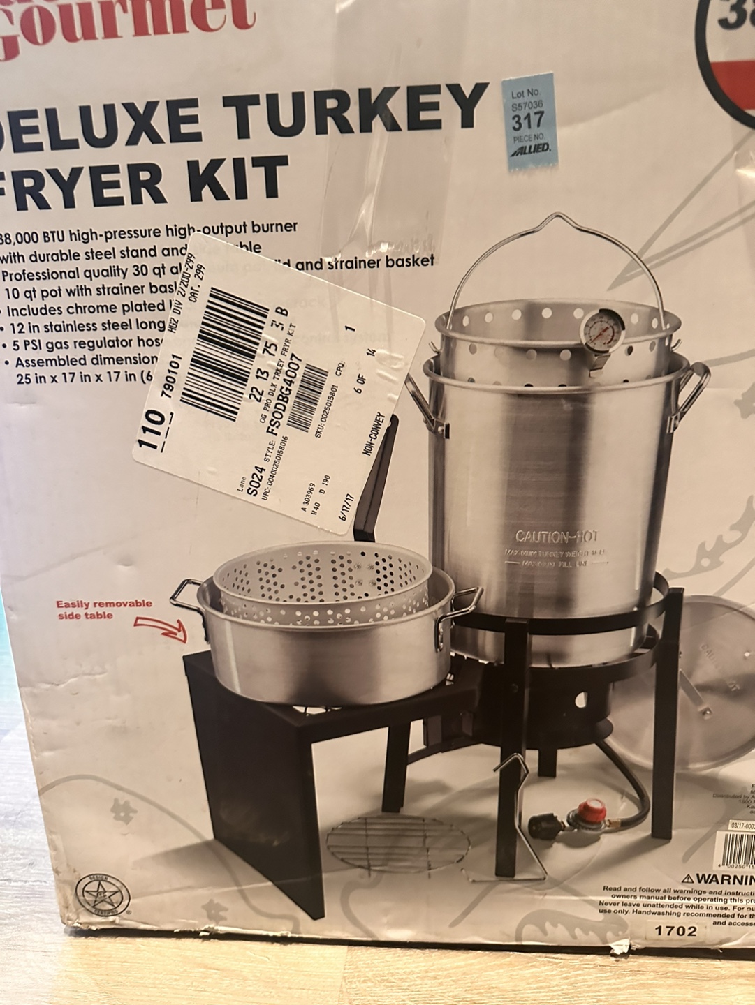 Gourmet Deluxe Turkey Fryer Kit