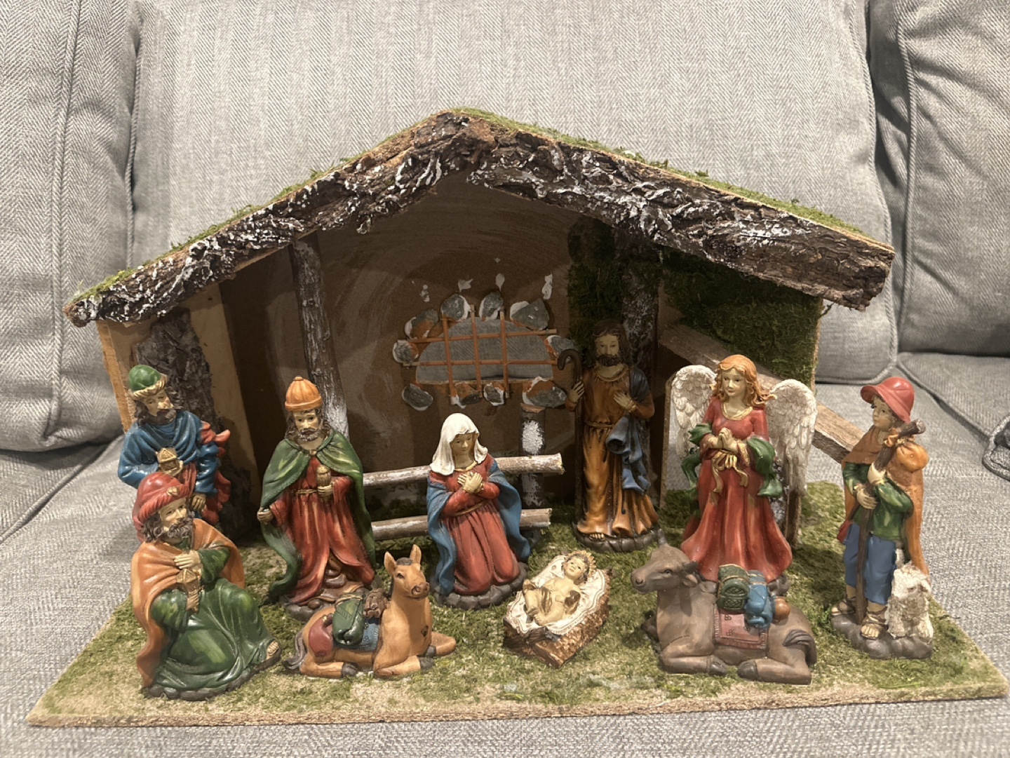 Vintage Nativity Set