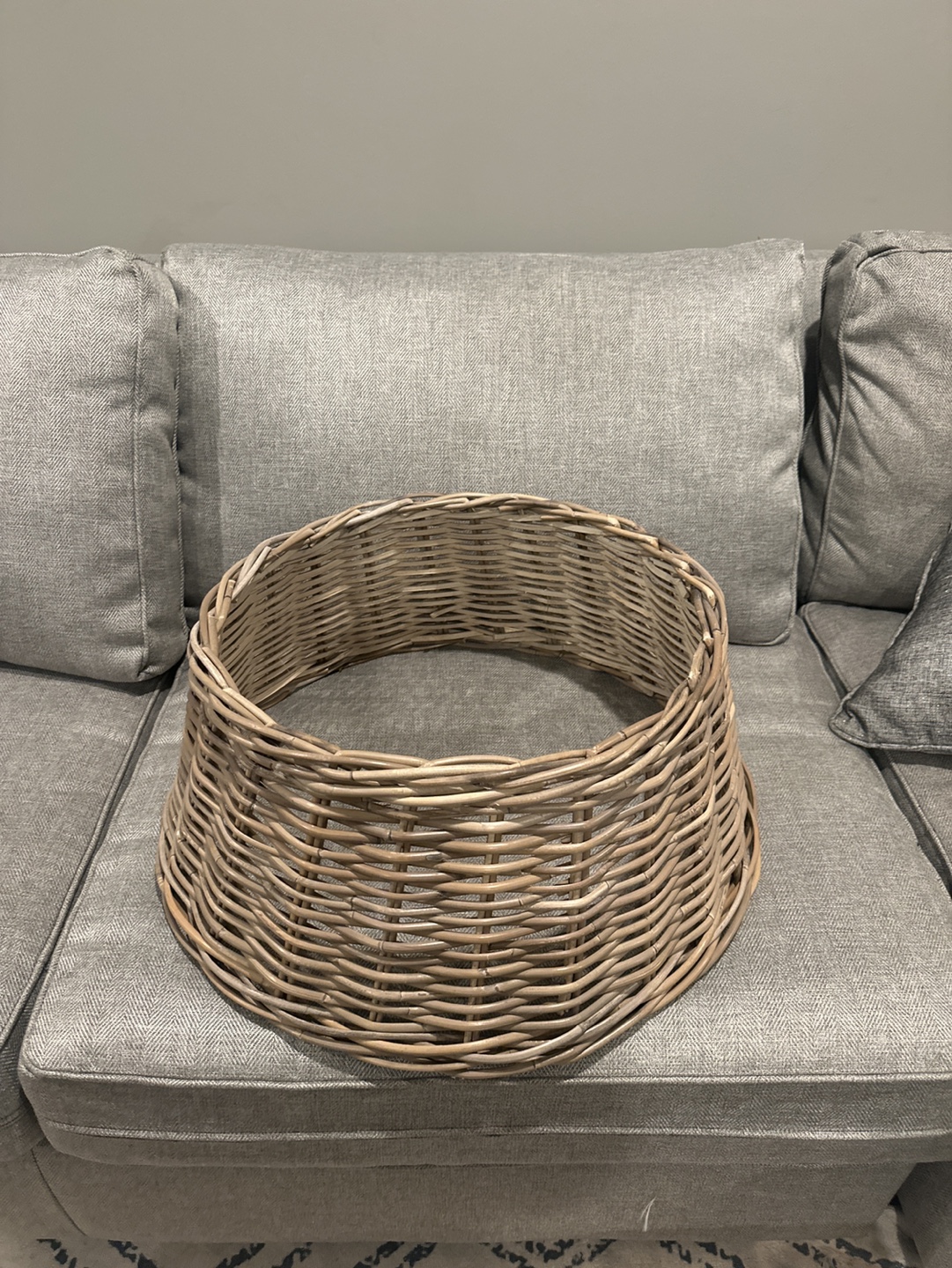 Wicker Christmas Tree Skirt