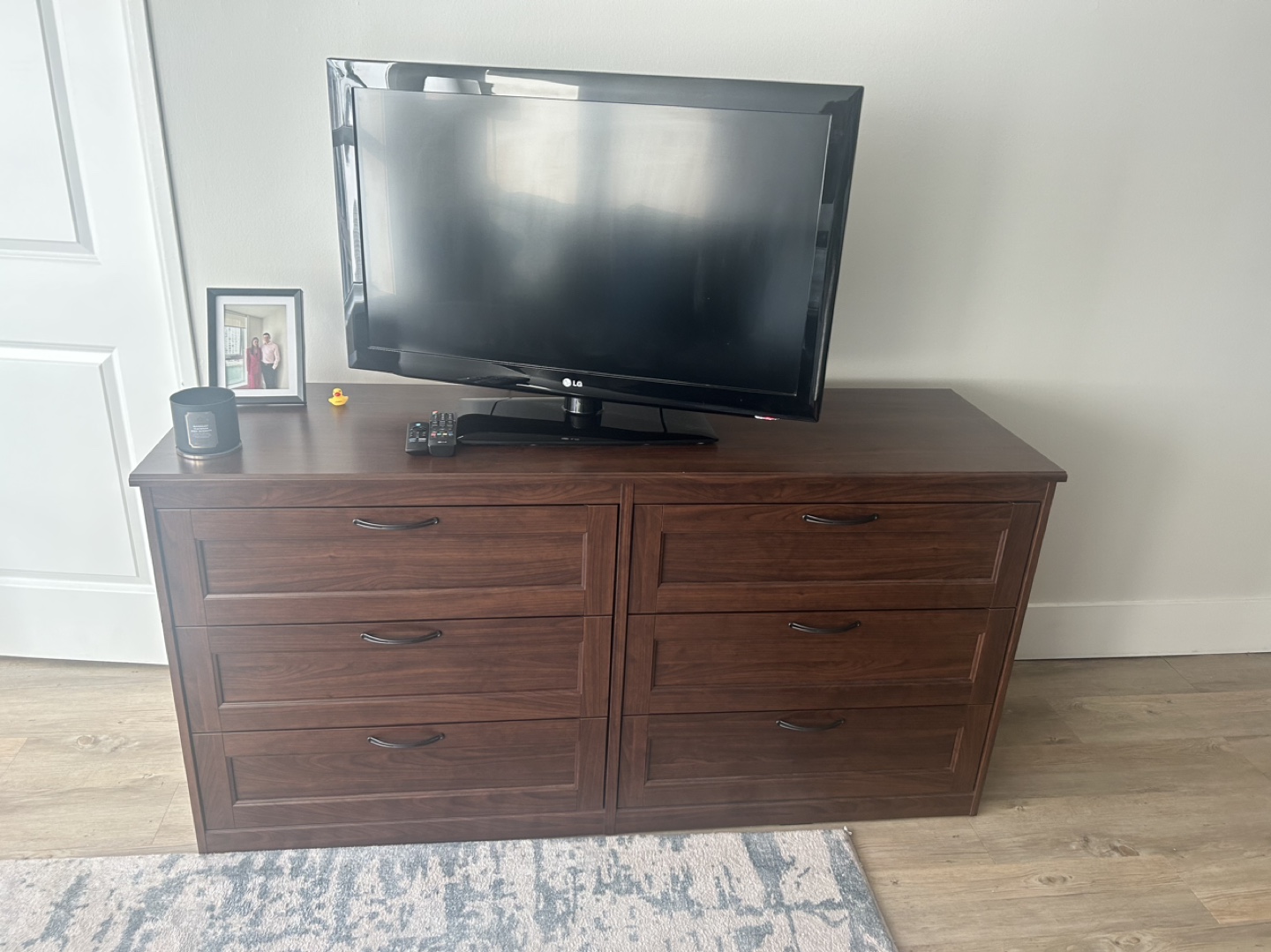 ikea songesand dresser brown 6-drawer dresser, brown, 63 3/8x32 1/4 Smooth running drawers with pull IKEA SONGESAND 6-Drawer Dresser |