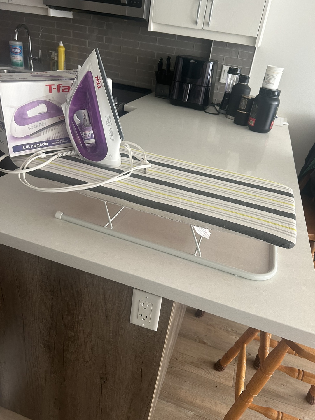 Iron with T-fal Ironing Board