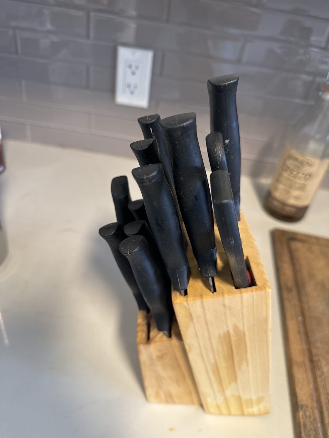 Knife Set with Block
