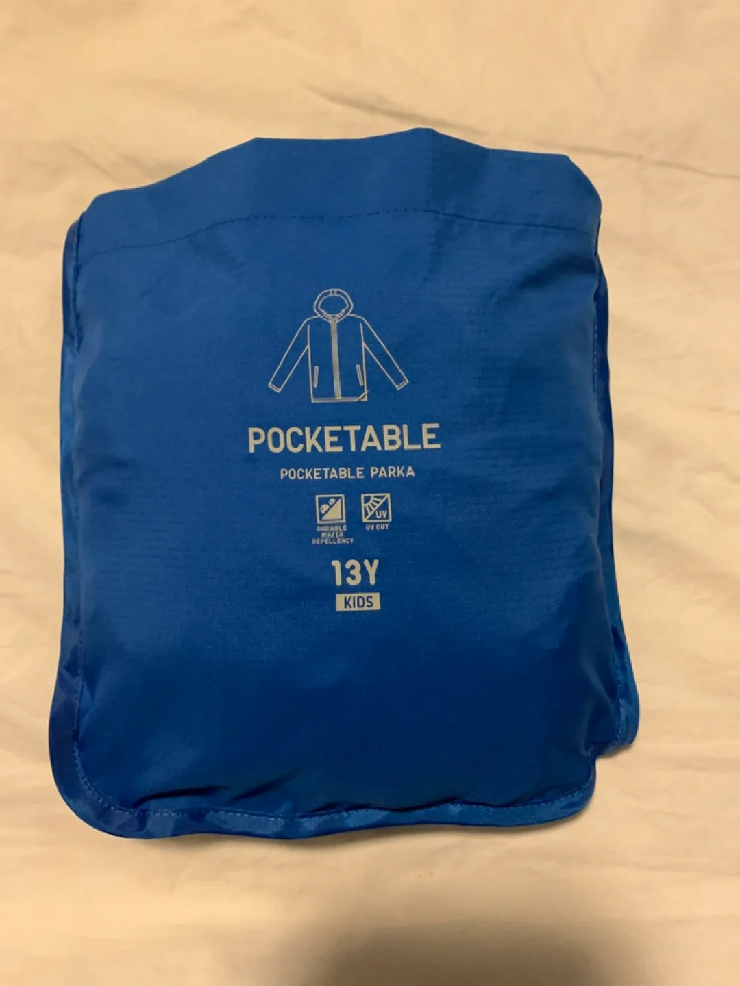 UNIQLO Kids Blue Pocket Parka Jacket image indicator(5)