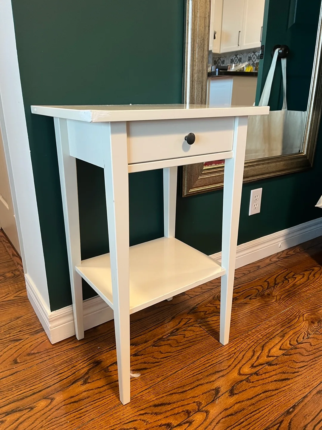 White Nightstand IKEA thumbnail