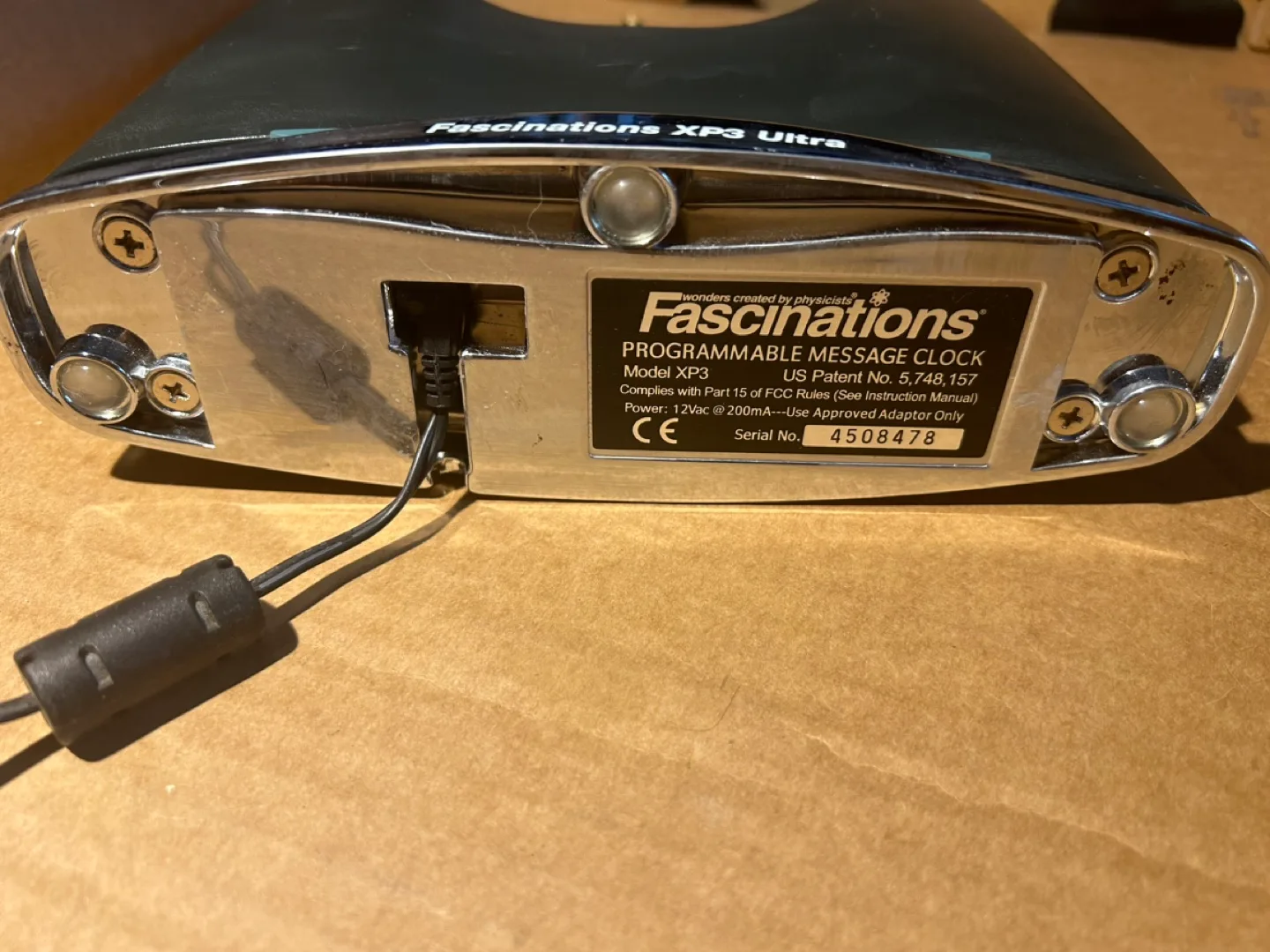 Fascinations XP3 Ultra Programmable Message Clock image indicator(3)