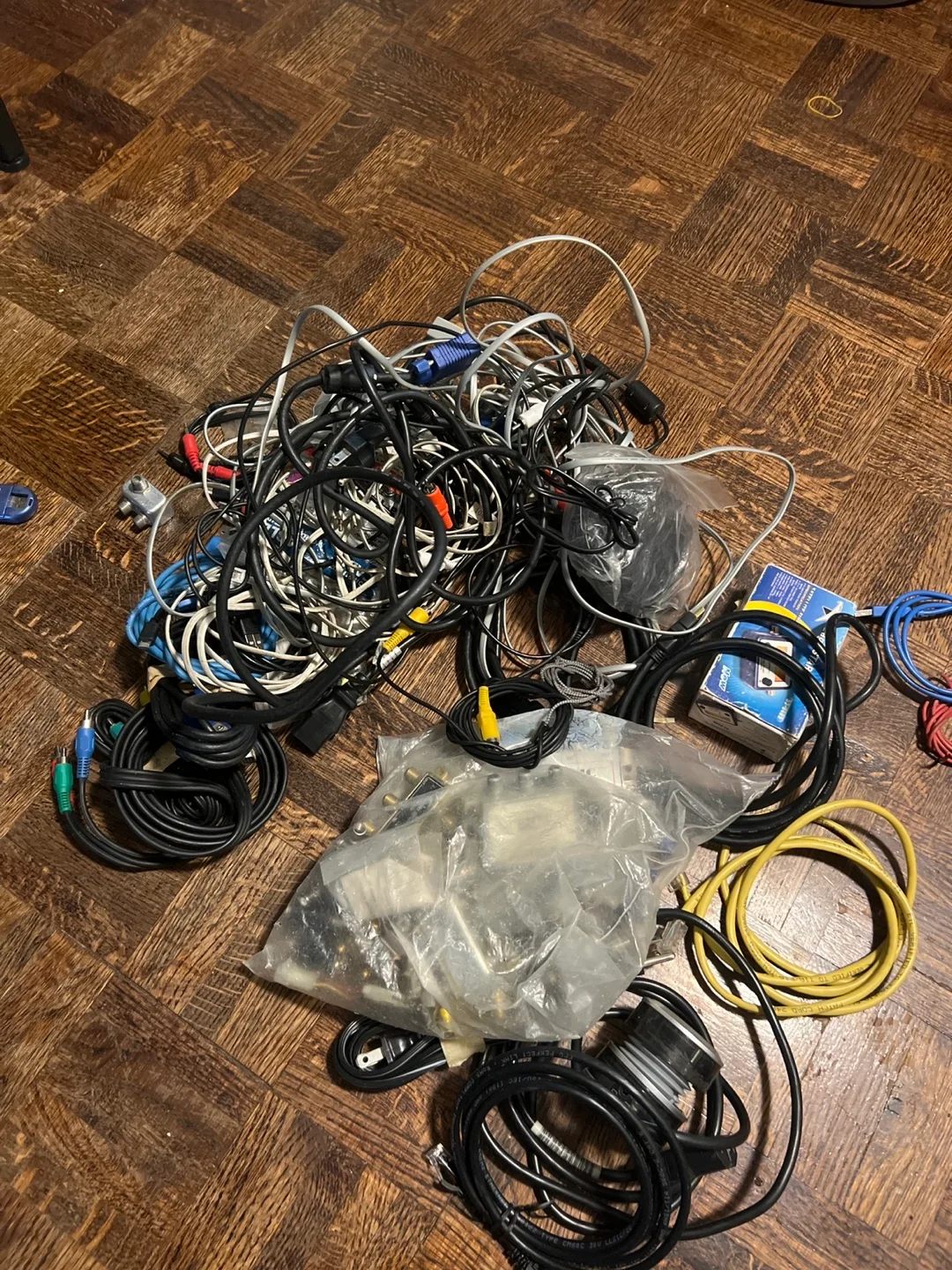 Assortment of Electronics Cables #freecycle thumbnail