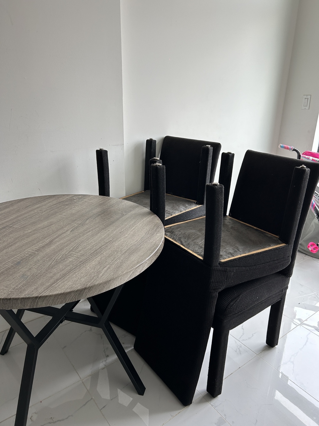 Dining Table + 4 Custom-made Chairs