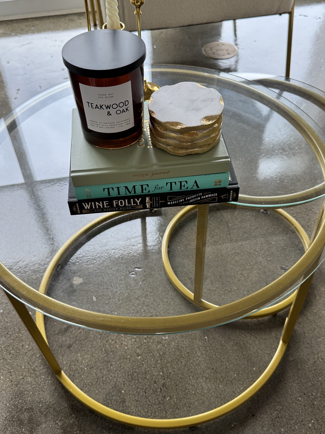 Gold Nesting Coffee Table - photo 3