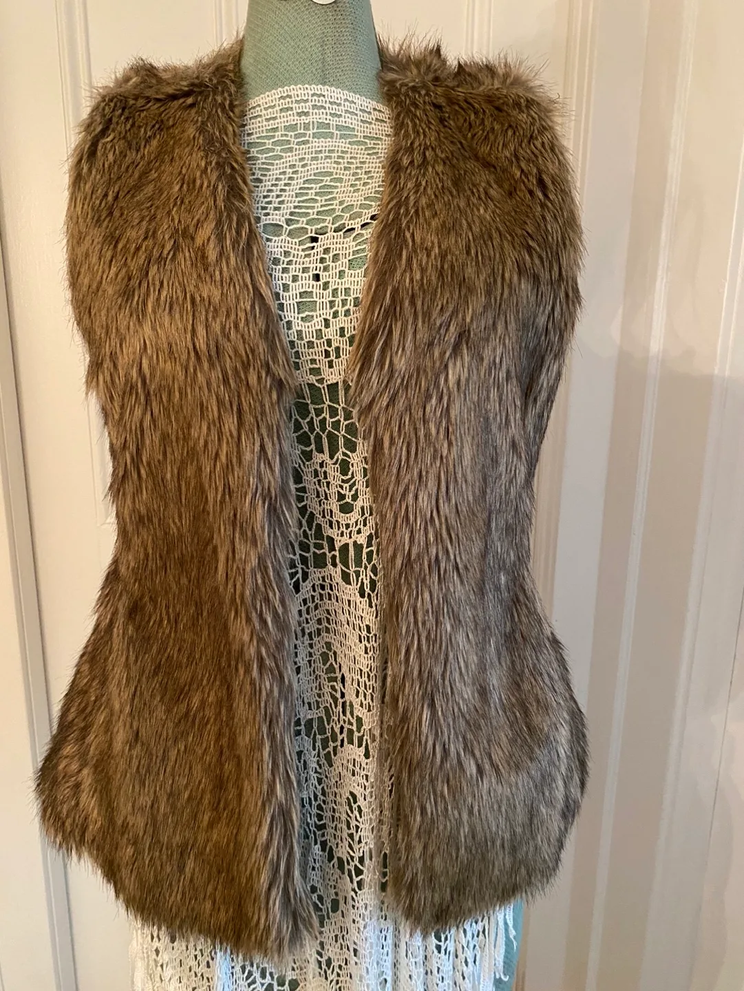 Faux Fur Vest image indicator(2)