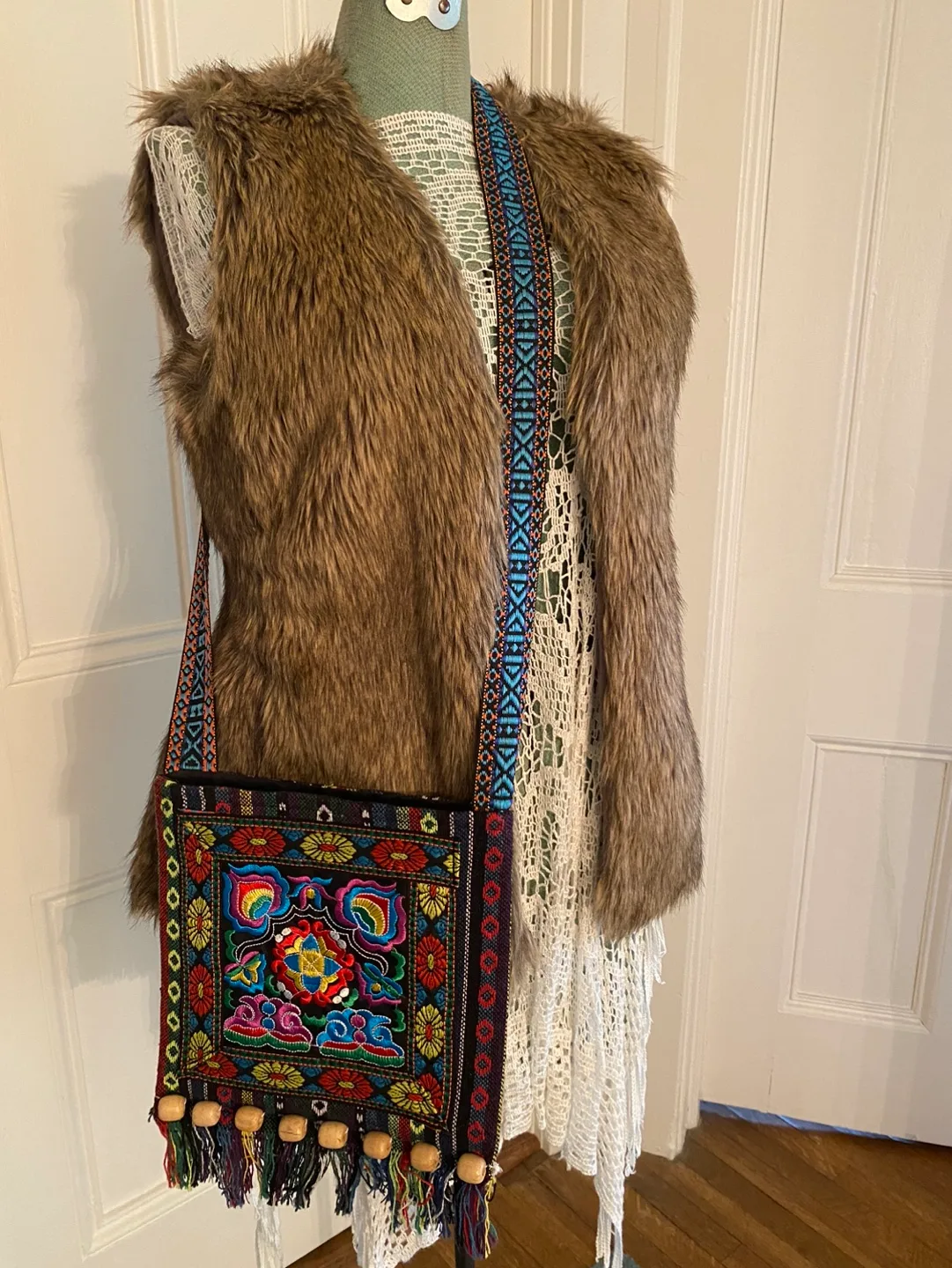 Faux Fur Vest image indicator(3)