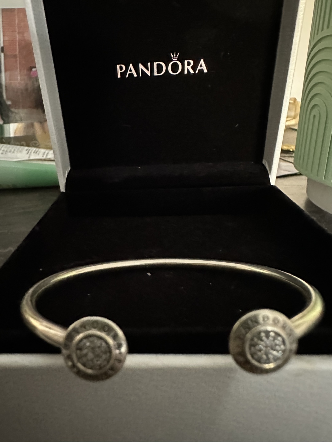 Pandora Silver Open Bangle Bracelet - photo 3