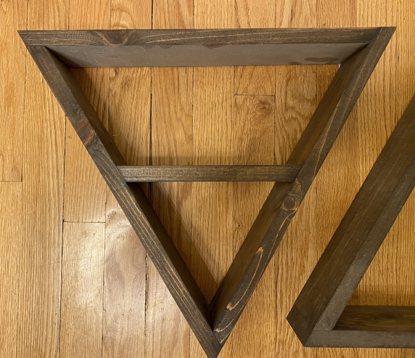 Geometric Wooden Wall Shelves - photo 5