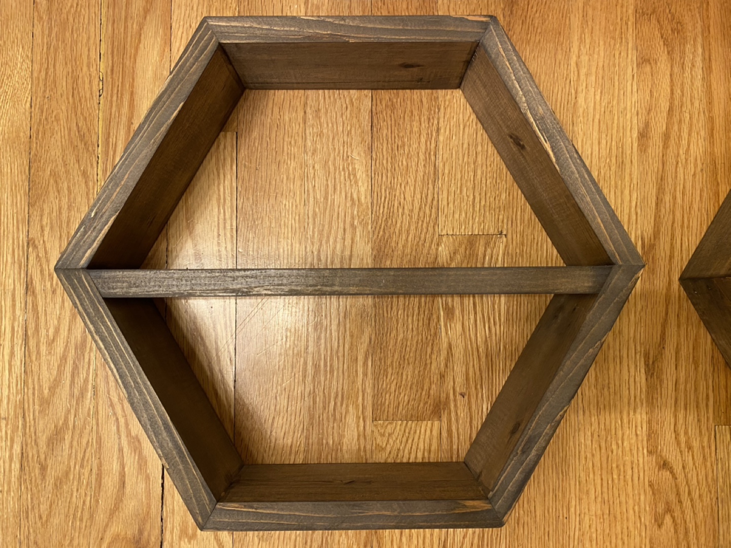 Geometric Wooden Wall Shelves - photo 2