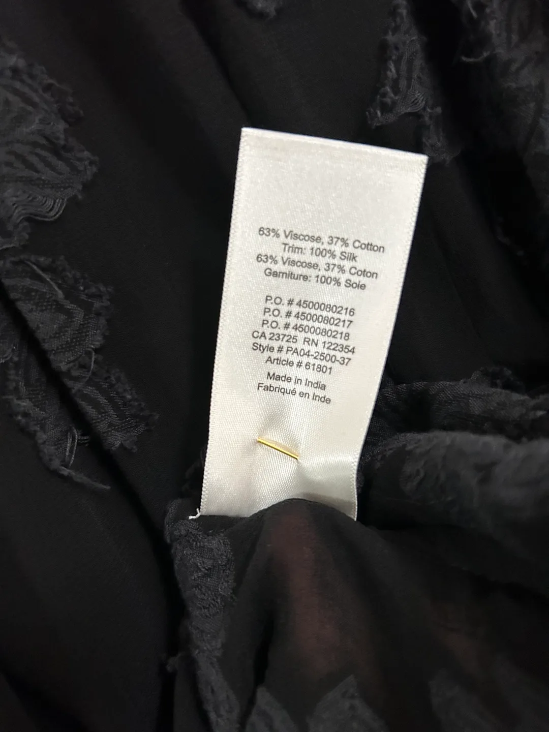 Wilfred Black Lourdes Blouse Size M image indicator(8)