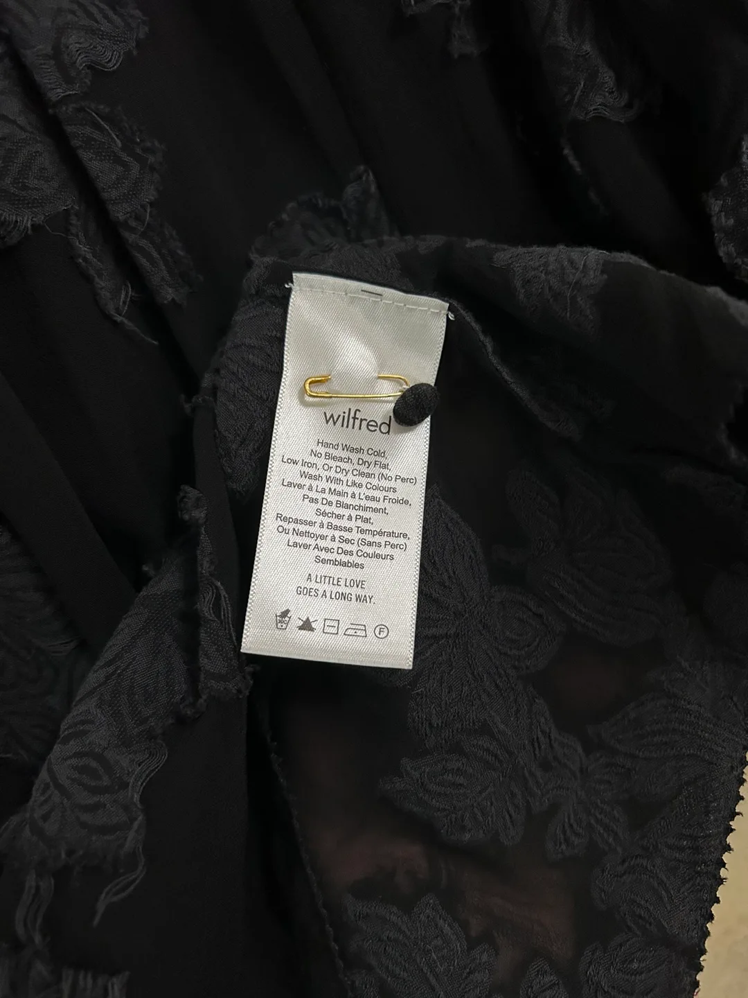 Wilfred Black Lourdes Blouse Size M image indicator(7)