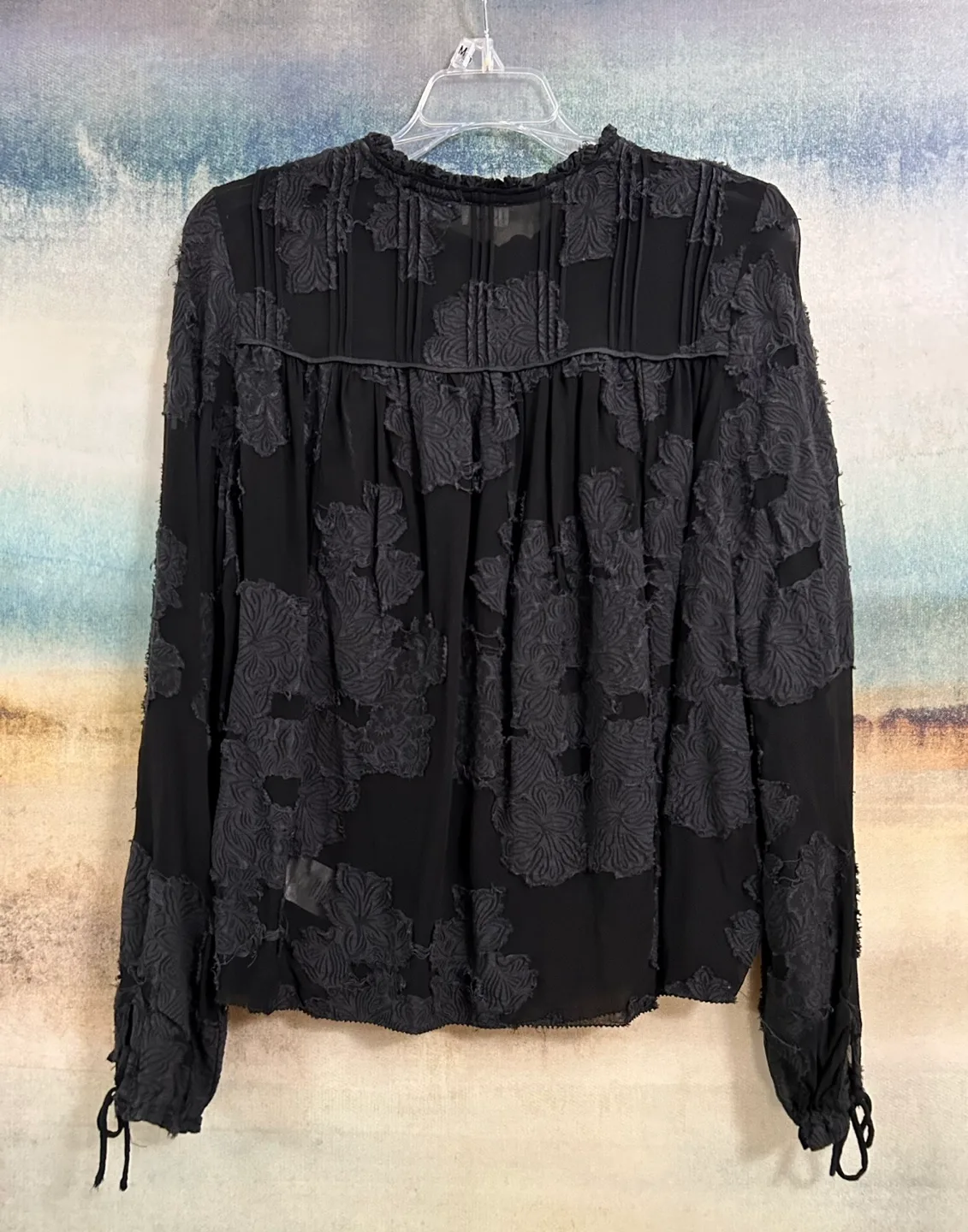 Wilfred Black Lourdes Blouse Size M image indicator(10)