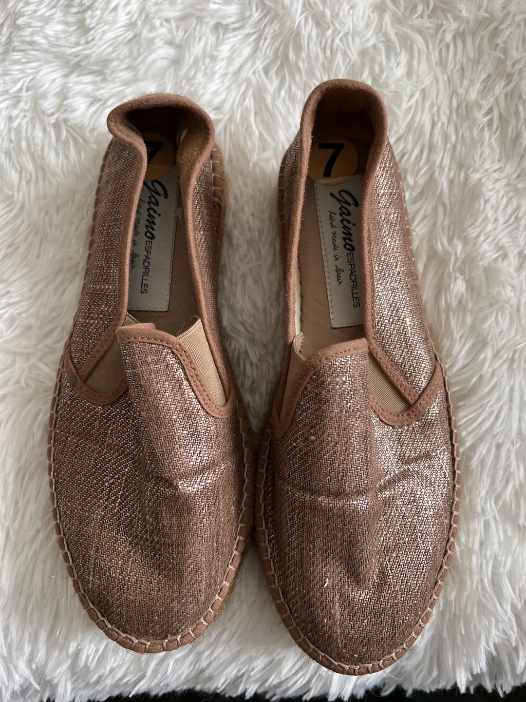 Gino Espadrilles Size 7