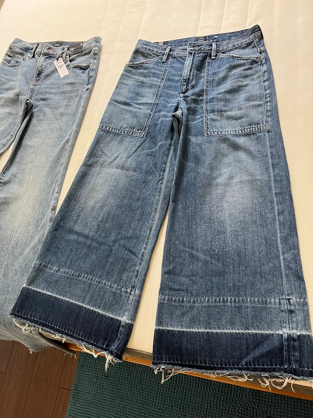 Express and Citizens of Humanity Wide Leg Jeans image indicator(5)