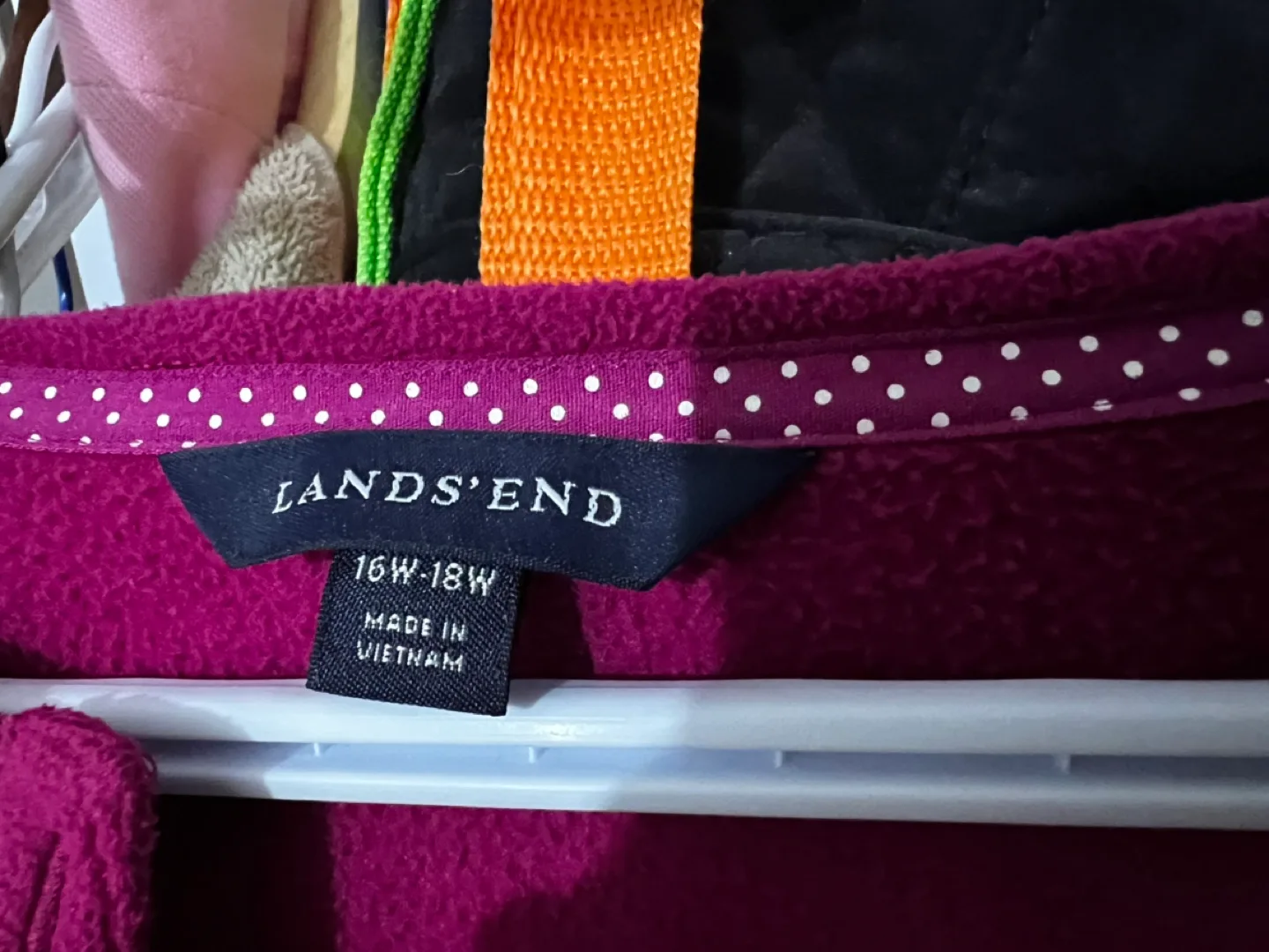 Lands' End Pink Fleece Top image indicator(2)